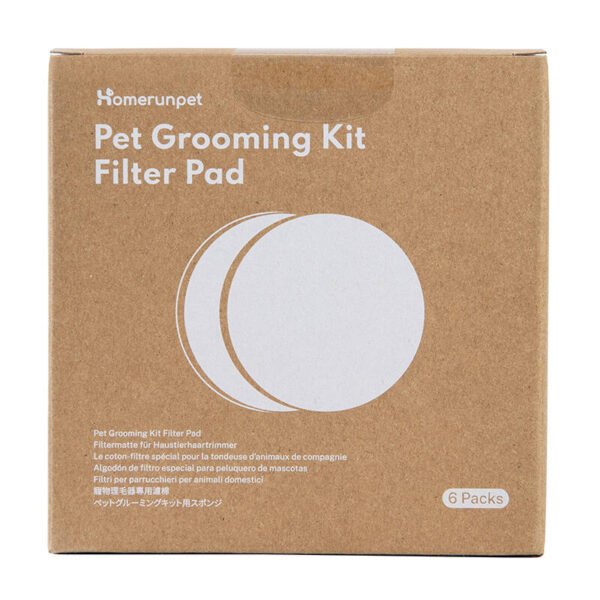 Filter pad HC15.F06 for Pet grooming kit Homerunpet 6pcs distributor