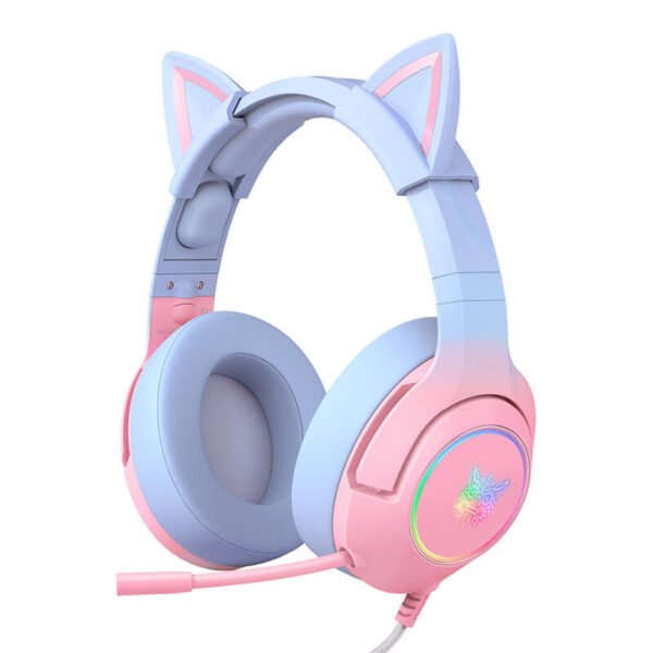 Gaming headphones ONIKUMA K9 7.1 Pink/Blue