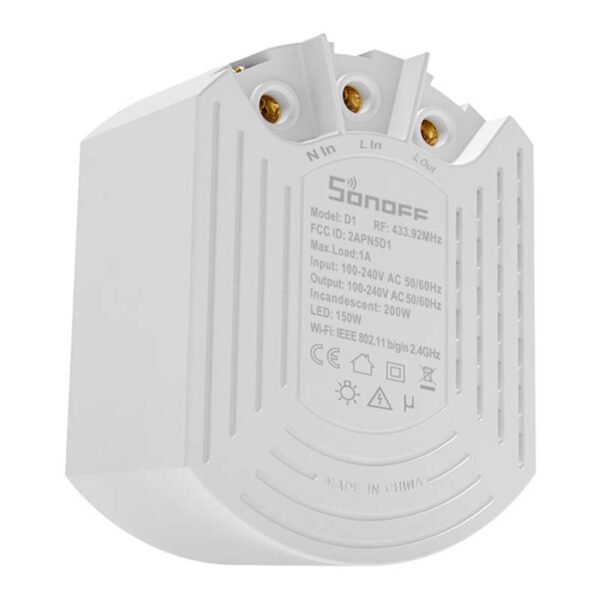 Smart Dimmer Switch Sonoff D1 with RM433R2 remote distributor