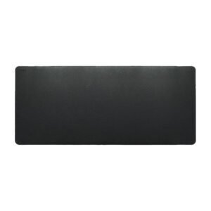 MIIIW Monochrome leather Vein Big Mouse Pad Black