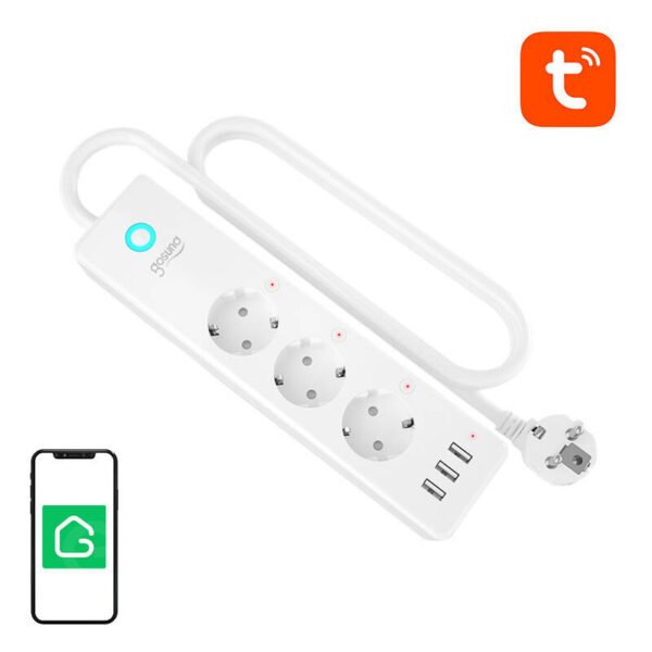 Smart WiFi power strip Gosund P1 PLUS (4x AC schuko