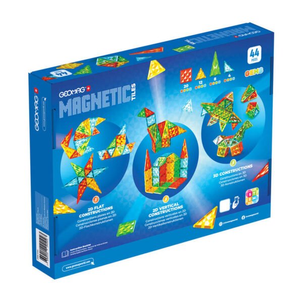 Geomag Magnetic Tiles Gems 44 cena