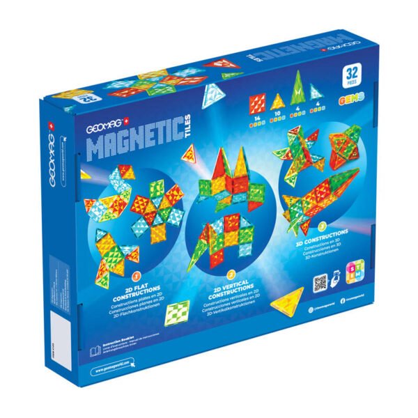 Geomag Magnetic Tiles Gems Rocket 32 cena