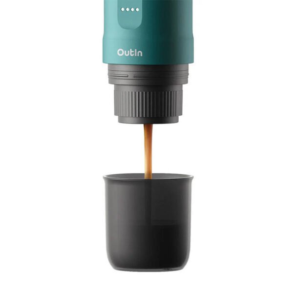 Portable coffee maker Outin Nano 7500mAh (Teal) navod