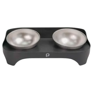 Bowls for dogs and cats Paw In Hand (Black)