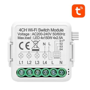 Smart Switch Module WiFi Avatto N-WSM01-4 TUYA