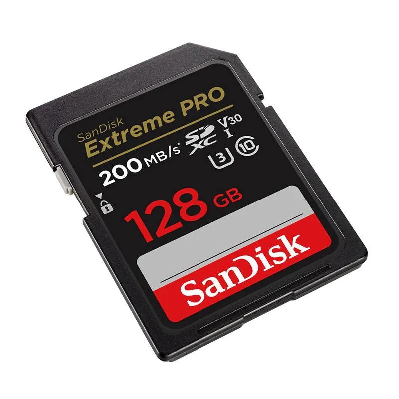 Paměťová karta SANDISK EXTREME PRO SDXC 128GB 200/90 MB/s UHS-I U3 (SDSDXXD-128G-GN4IN) navod