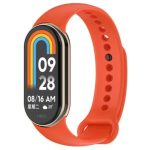 Silikónový remienok pre Xiaomi Smart Band 8 - Oranžový