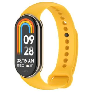 Silikónový remienok pre Xiaomi Smart Band 8 - Žltý