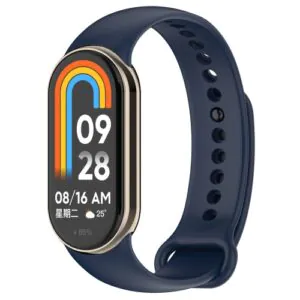 Silikónový remienok pre Xiaomi Smart Band 8 - Tmavomodrý