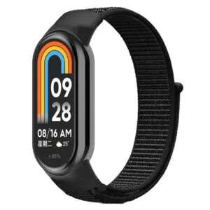 Látkový remienok pre Xiaomi Smart Band 8 - Čierny