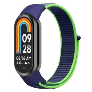 Látkový remienok pre Xiaomi Smart Band 8 - Fialovozelený