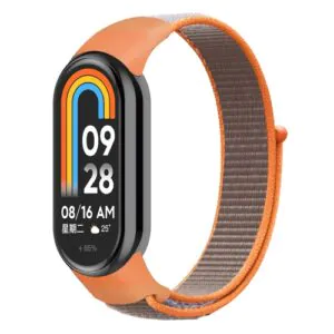 Látkový remienok pre Xiaomi Smart Band 8 - Oranžovohnedý