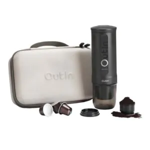 Portable coffe maker bundle Outin Nano 7500mAh (Grey) + protective case